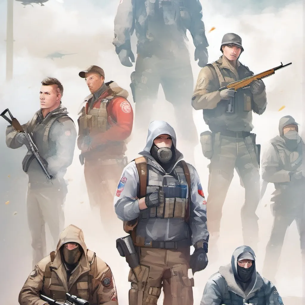 chat with ai character: 5 man squad robber