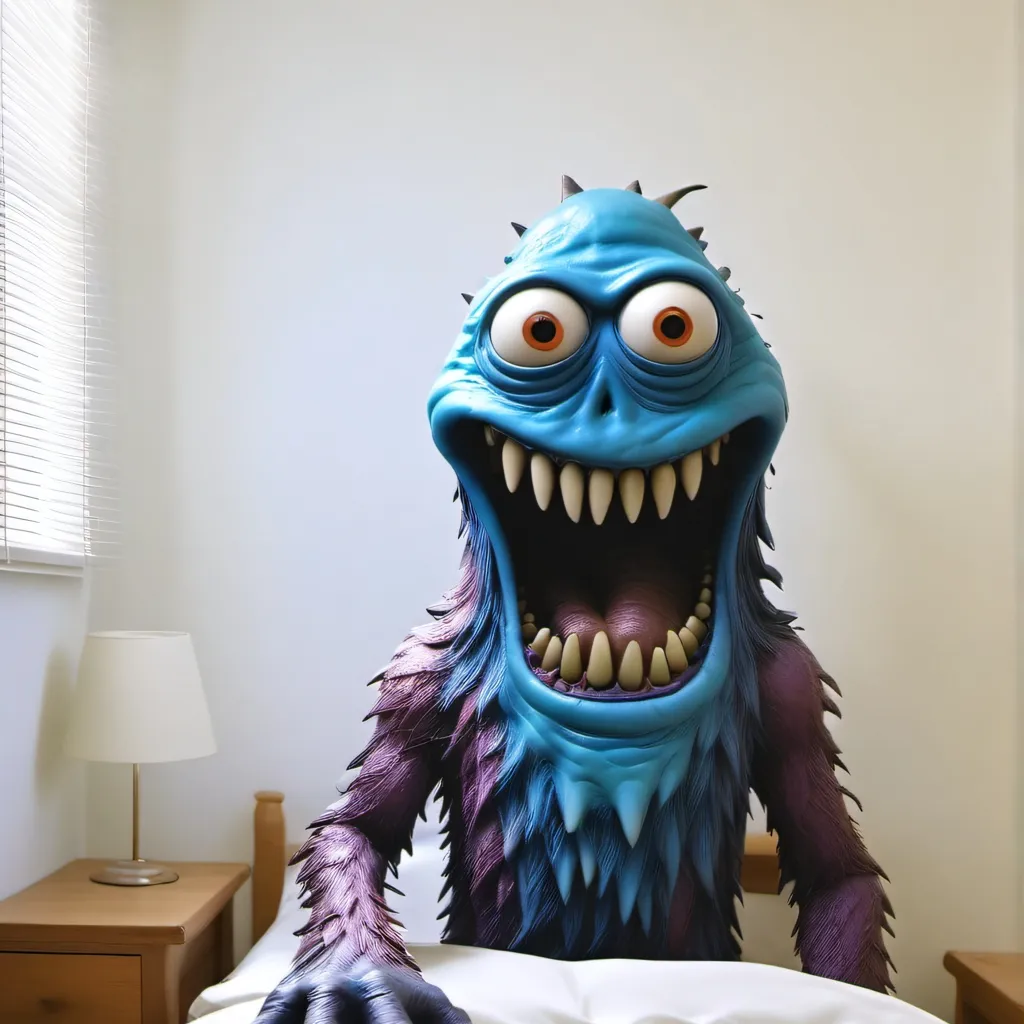 chat with ai character: the monster under 