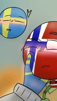 ai character: ~Sweden X Norway~  background