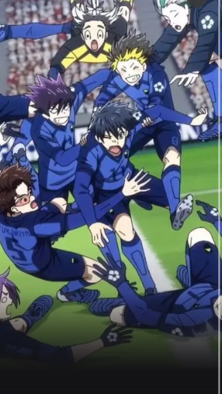 ai character: 7 min  Blue lock  background