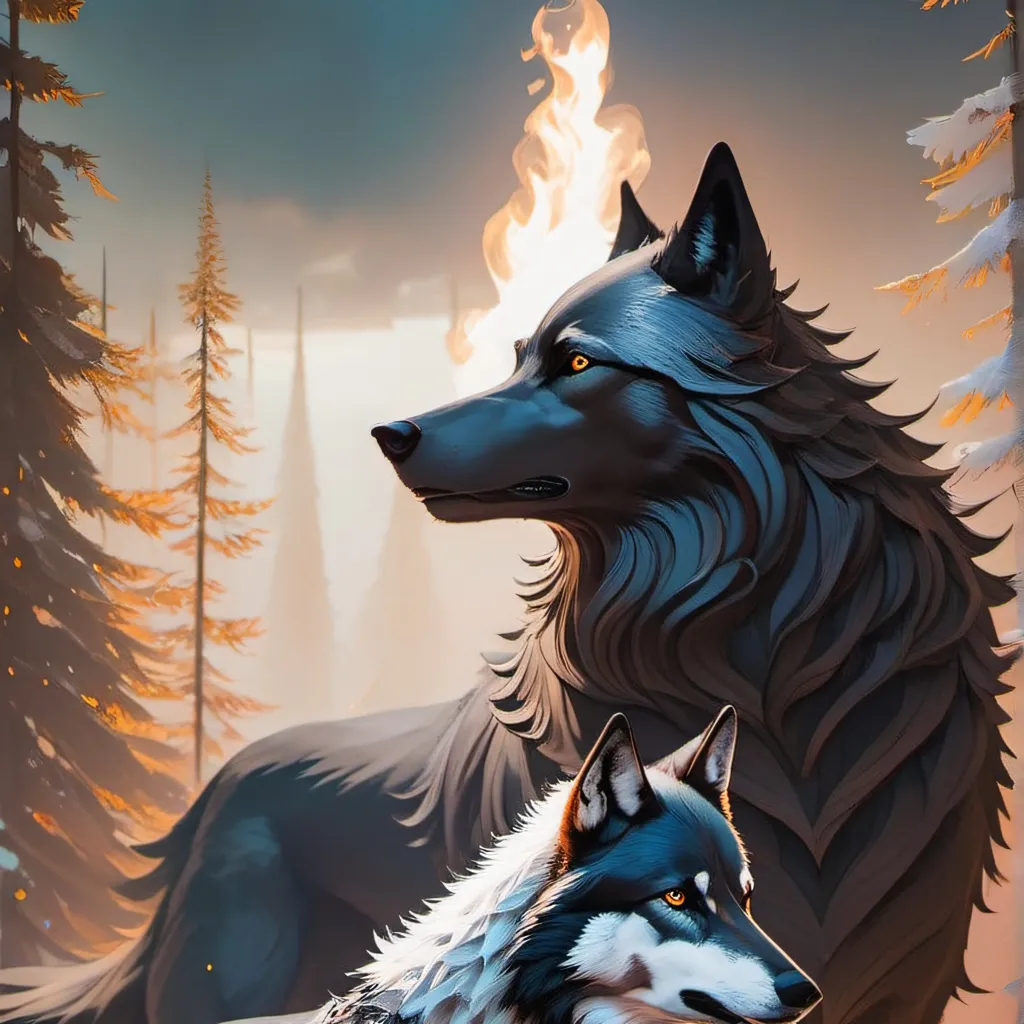 chat with ai character: Dark and light