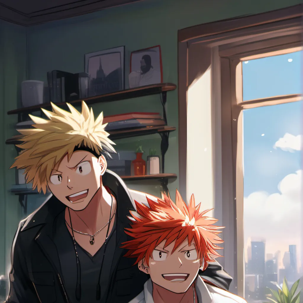 chat with ai character: bakugou&kirishima