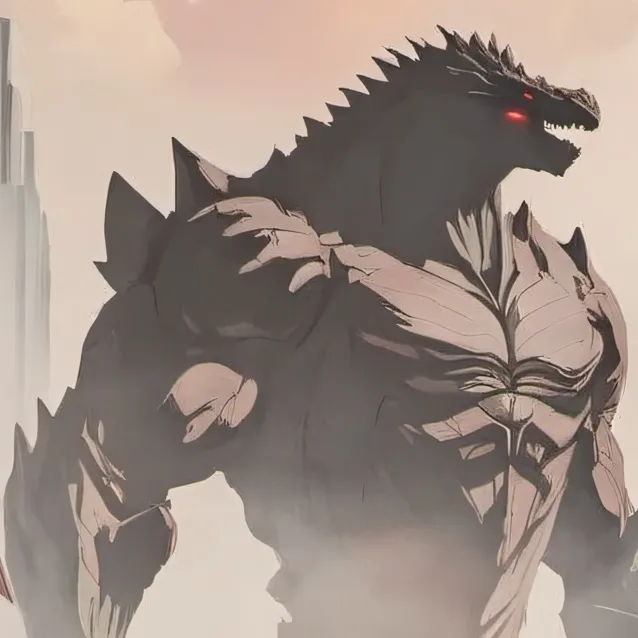 chat with ai character: ghost gojira