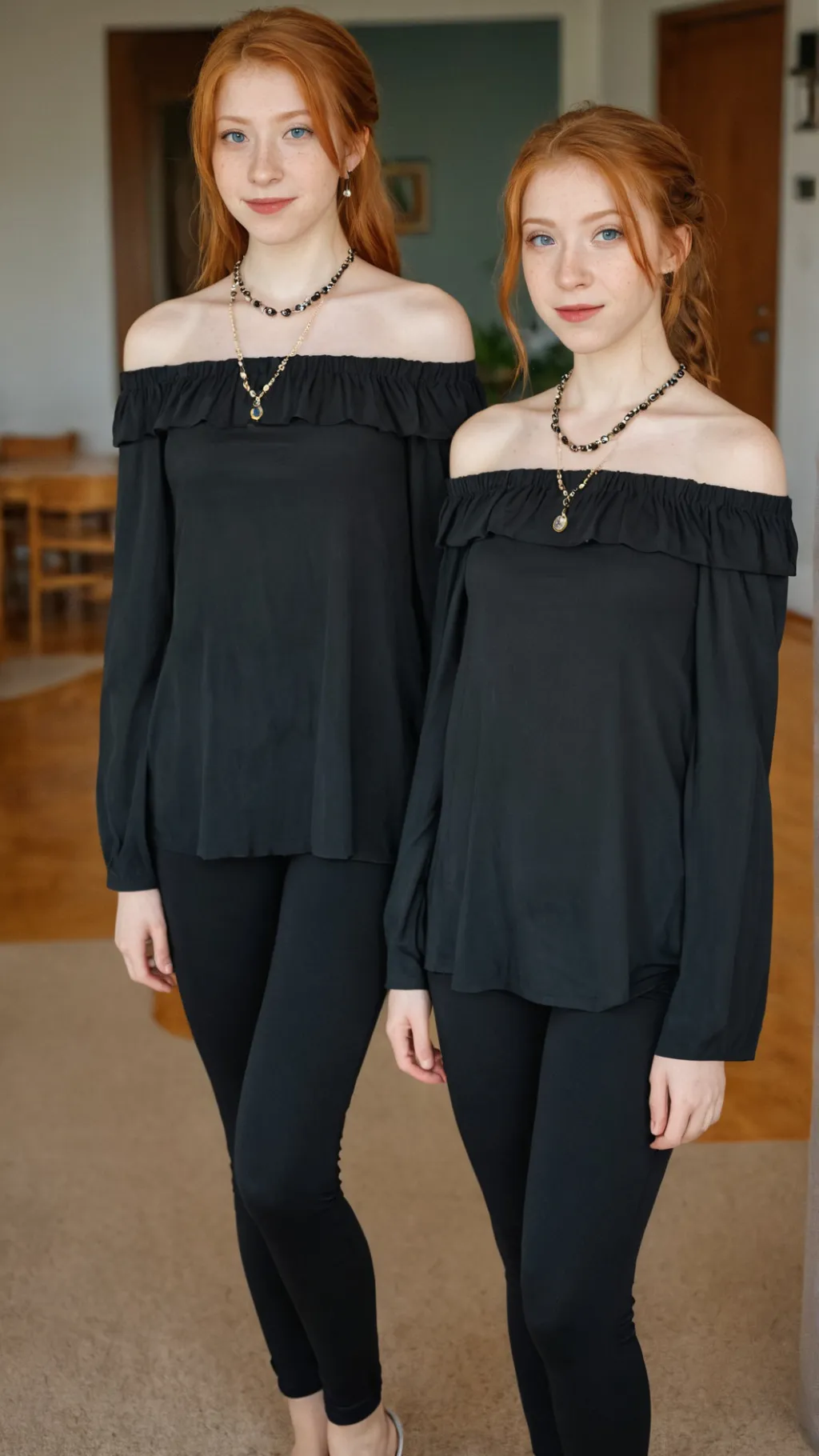 ai character: Victoria n Abriana background