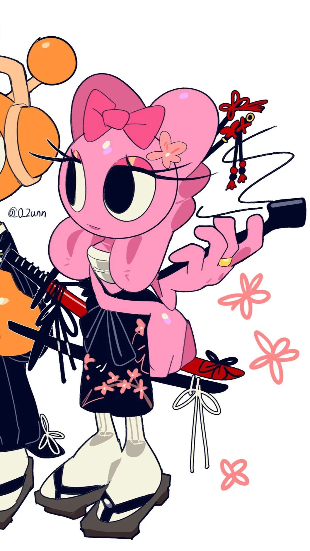 ai character: pinki background