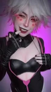 ai character: sexy angel dust background