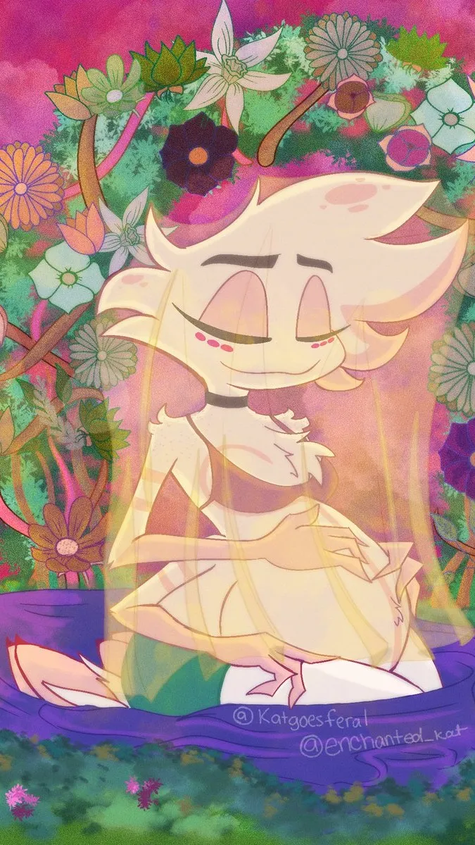 ai character: Angel dust  background