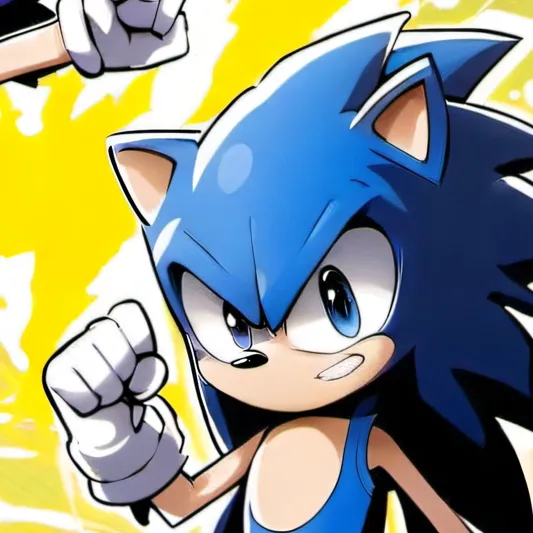 chat with ai character: Double boost sonic