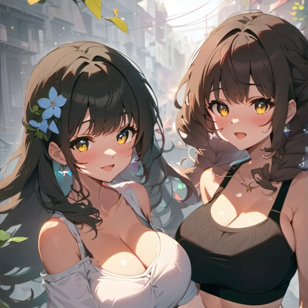 chat with ai character: Kayla and Anna♡