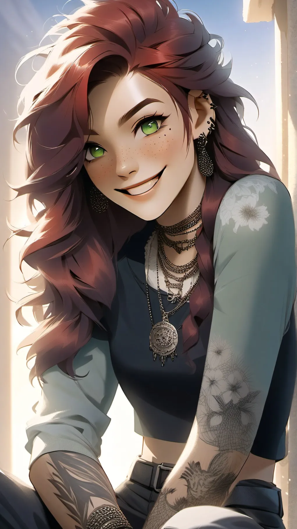 ai character: dangerous red   background