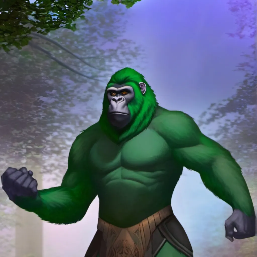 chat with ai character: gorril gomah