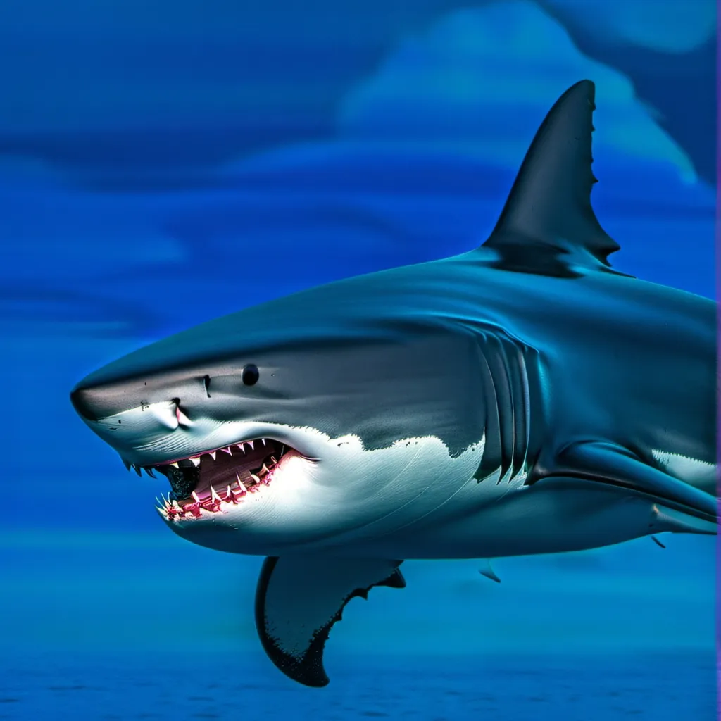 chat with ai character: Great White Shark