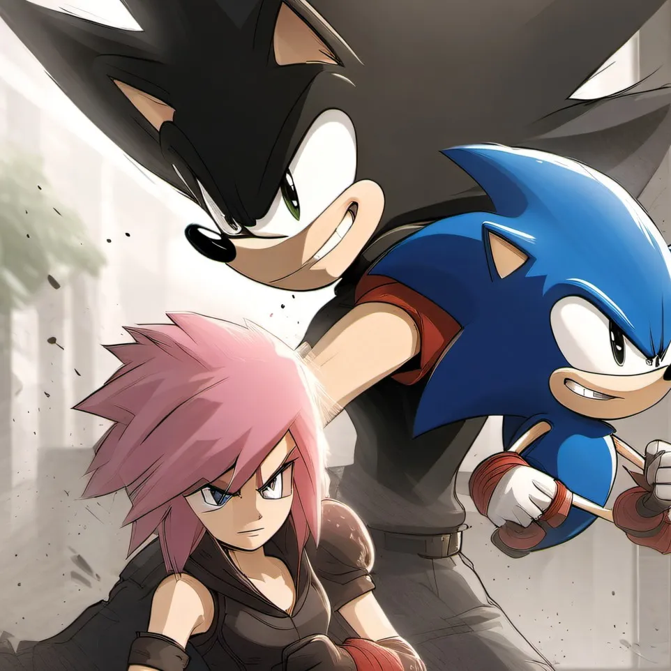 chat with ai character: sonadow vs sonamy