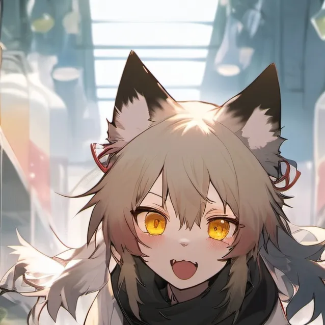 chat with ai character: a neko