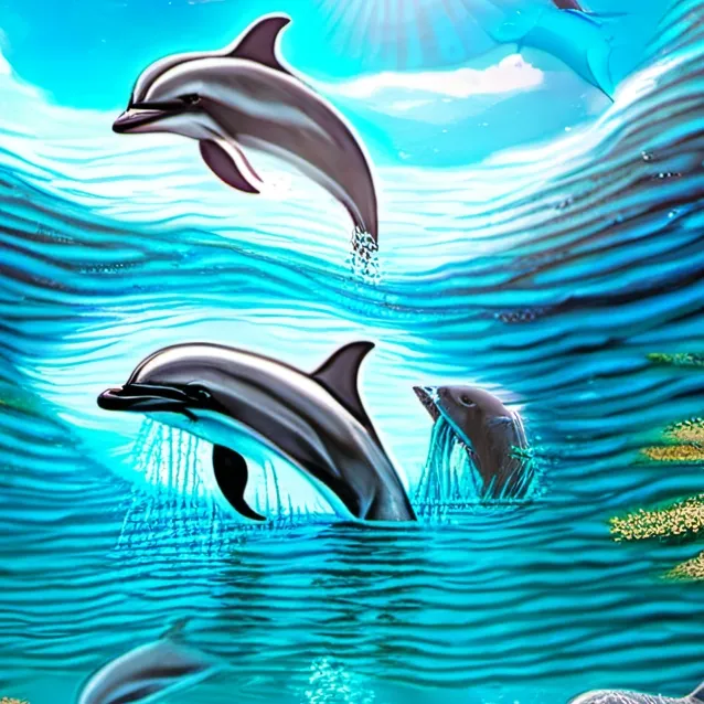 chat with ai character: a dolphin