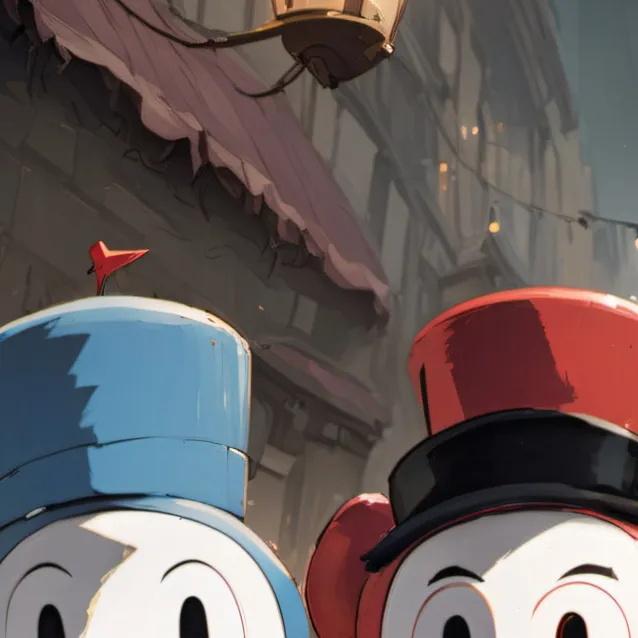 chat with ai character: cuphead and mugman