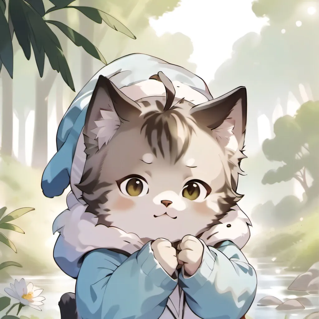 chat with ai character: Cute frog kitty