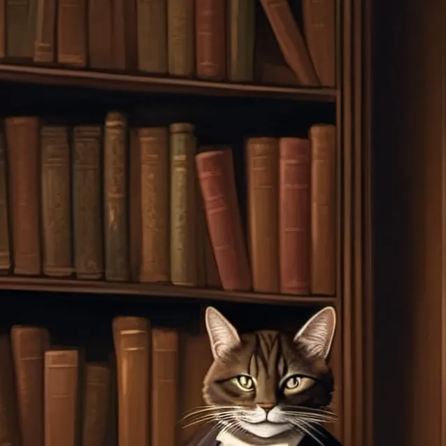 chat with ai character: Hecker the cat