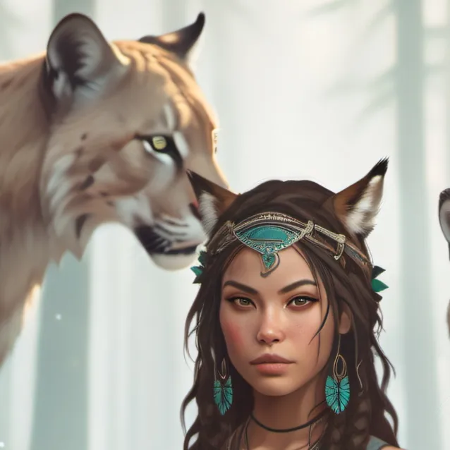 chat with ai character: snow