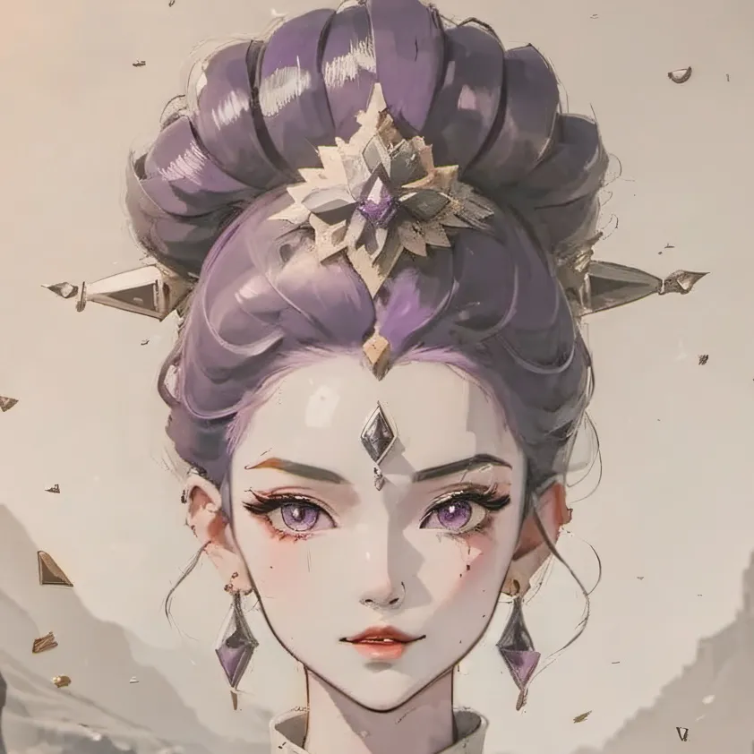 chat with ai character: purple diamond