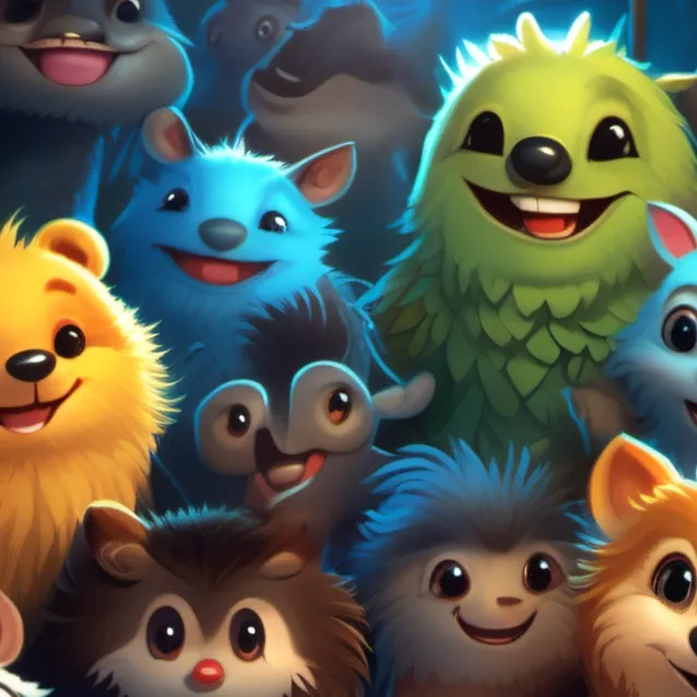 chat with ai character: smiling critters