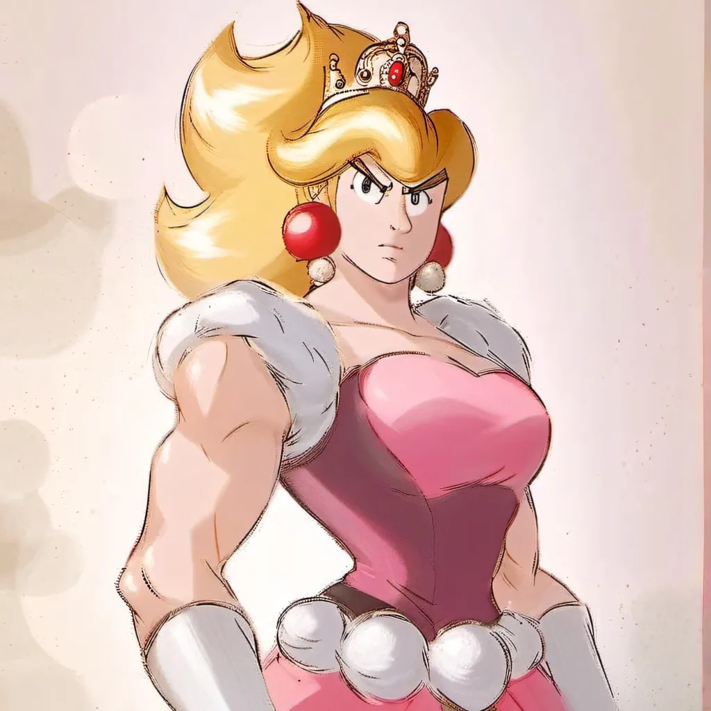 chat with ai character: buff princess pea