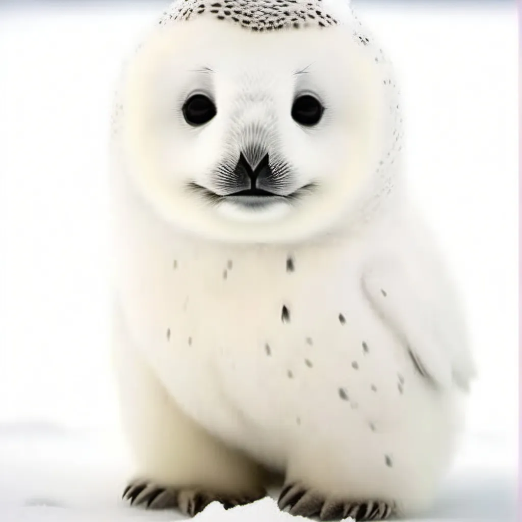 chat with ai character: female snow owl