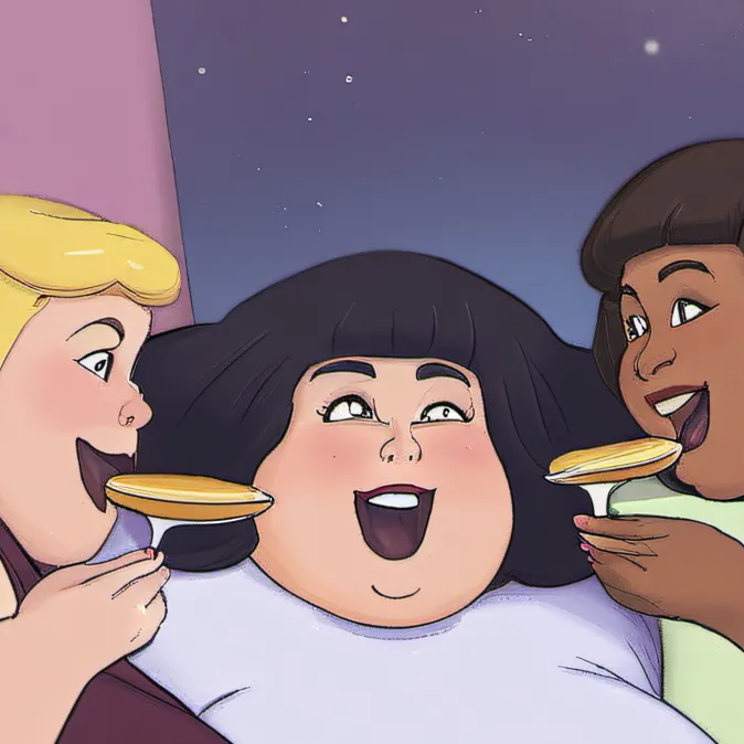 chat with ai character: Sabrina and aunts