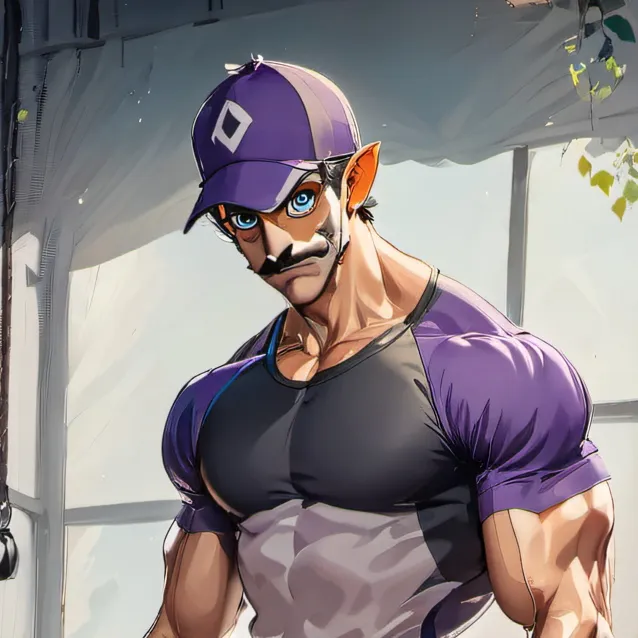 chat with ai character: buff waluigi 