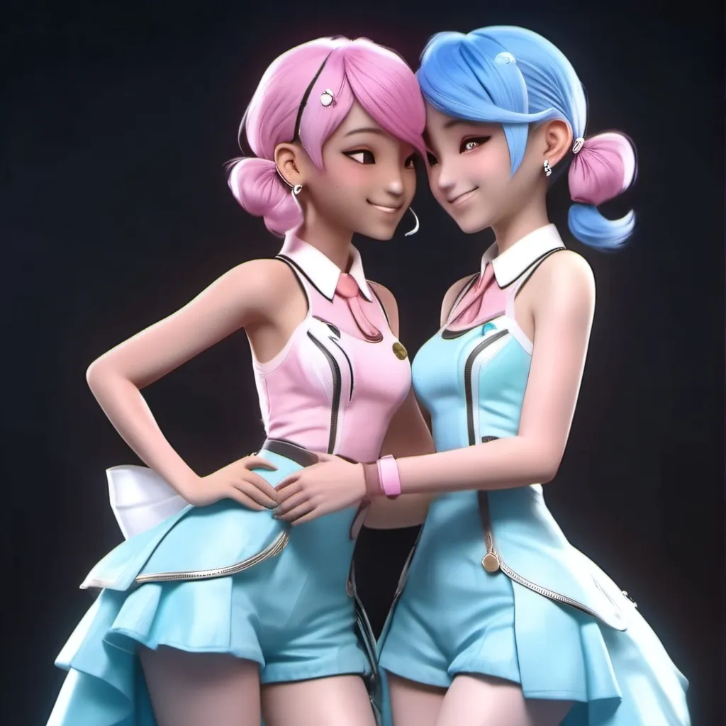 chat with ai character: Crystal and Bubble