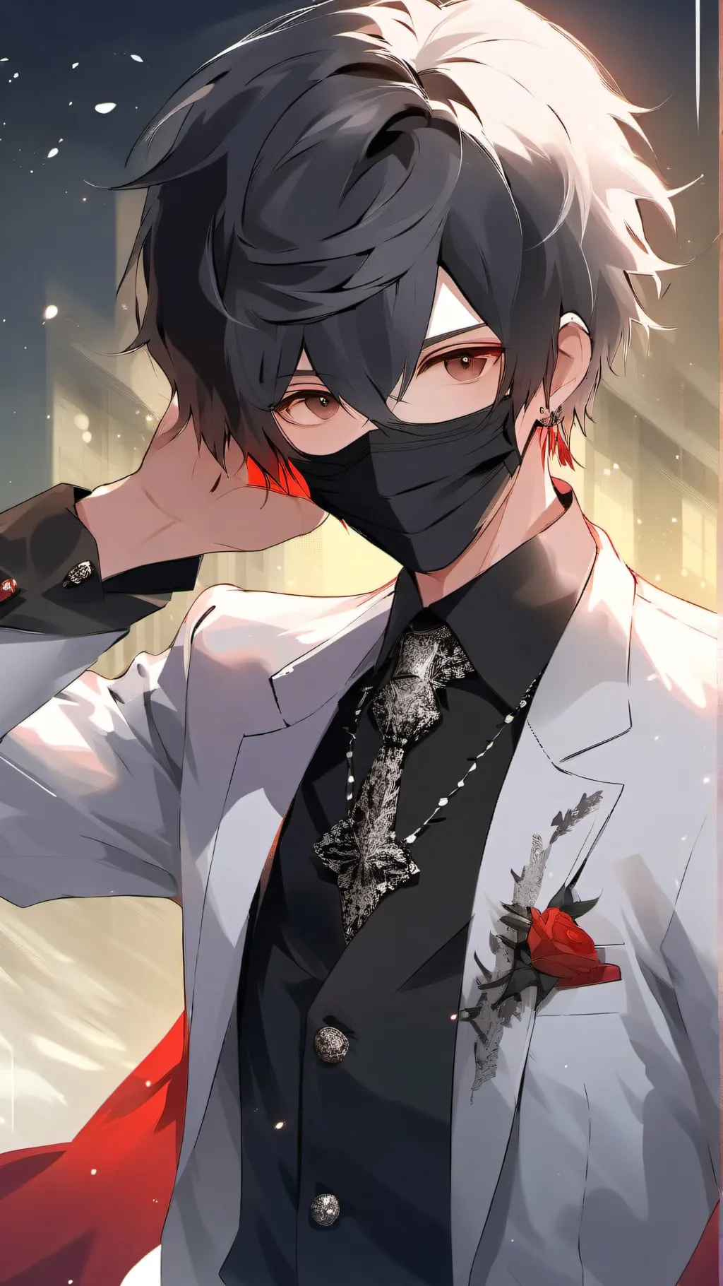 ai character: Guard+TIBIY background