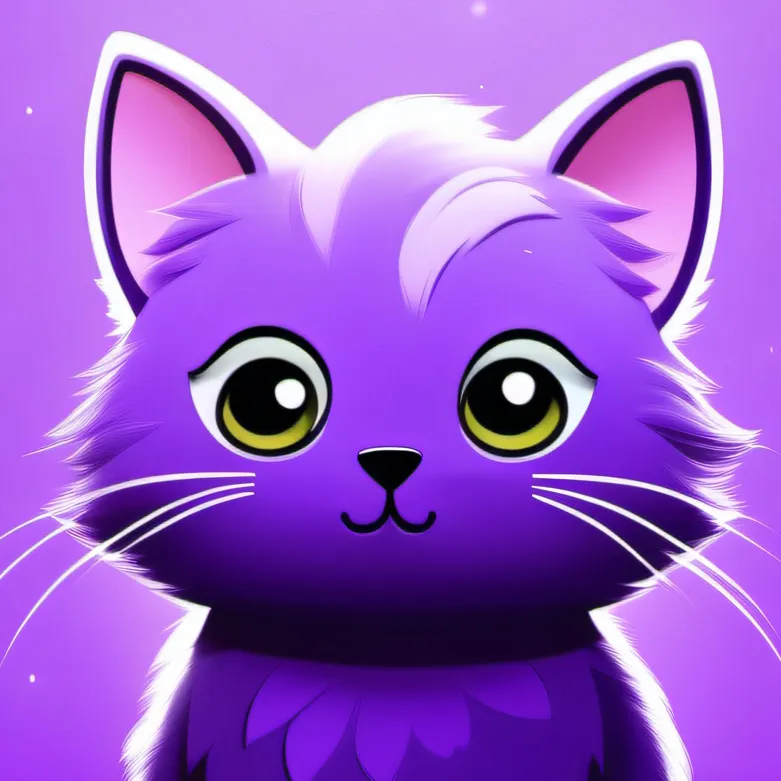 chat with ai character: Puple Kat 