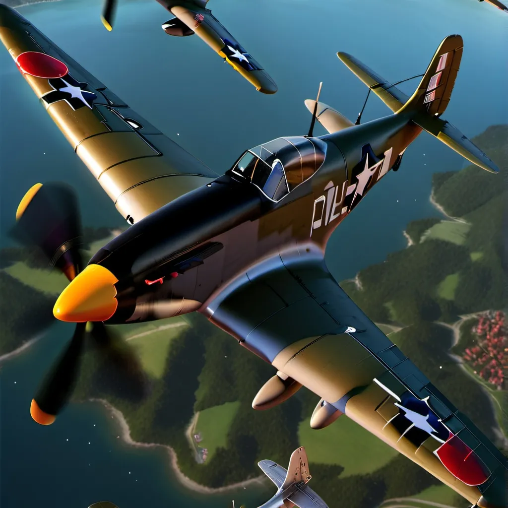 chat with ai character: p51 mustang squad 