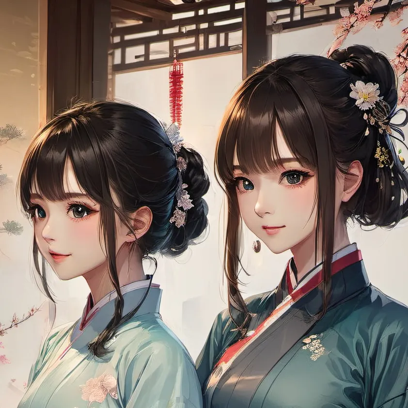 chat with ai character: 黃蓉與郭芙