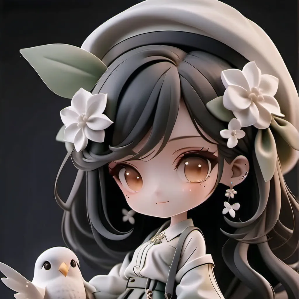 chat with ai character: Green girl 