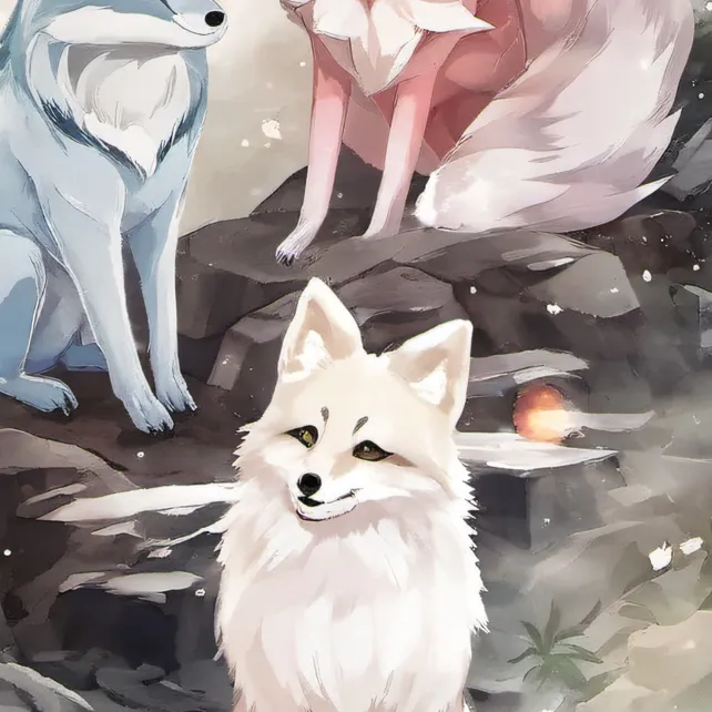 chat with ai character: The foxes