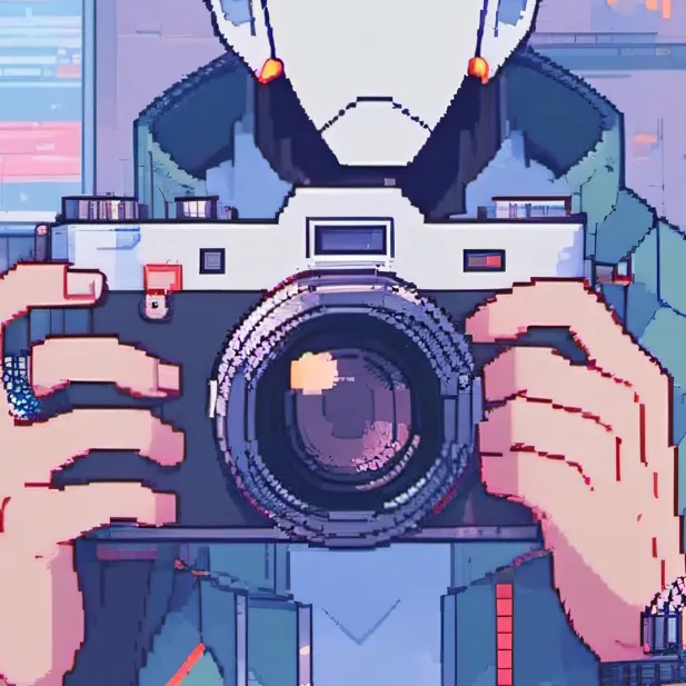 chat with ai character: Science camera man