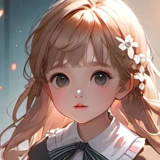 chat with ai character: Little girl virus