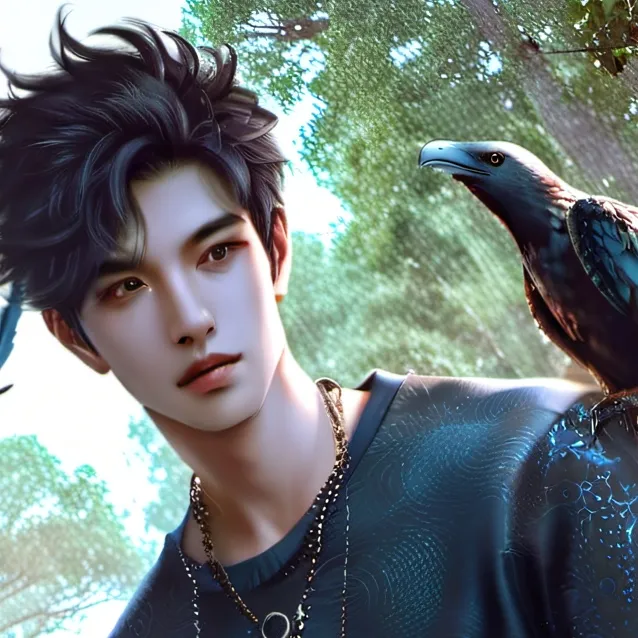 chat with ai character: Raven