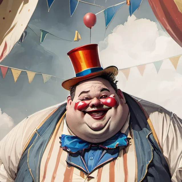 chat with ai character: Funny Clown