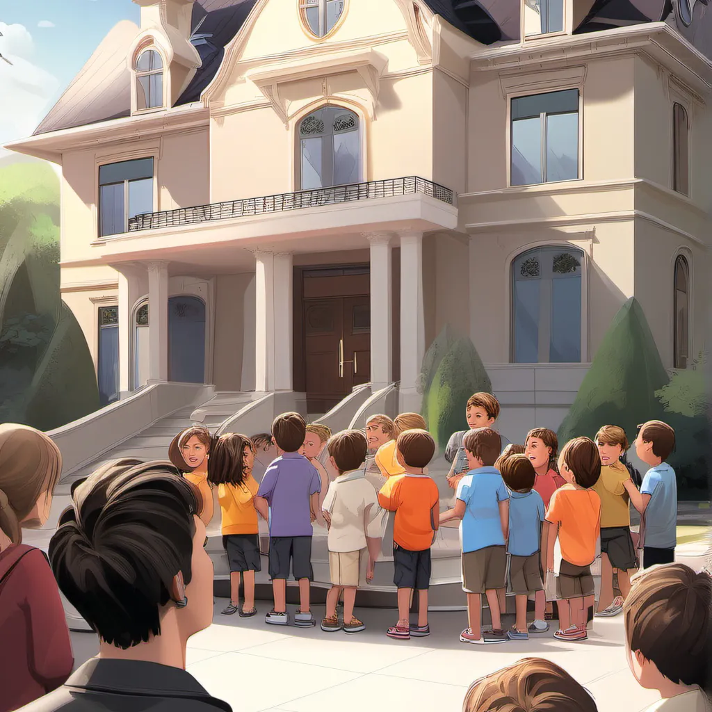 chat with ai character: The boy kids house