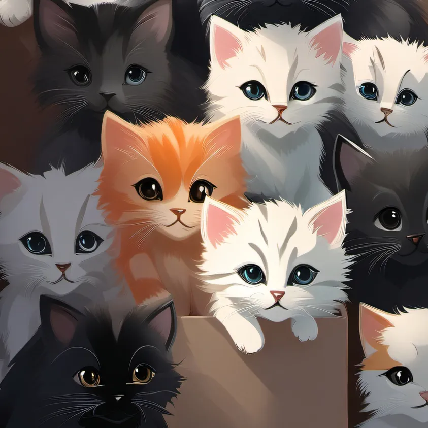 chat with ai character: 10 homeless cats