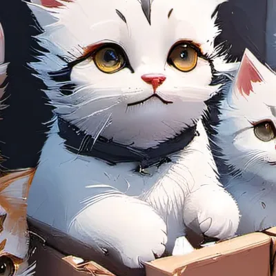 chat with ai character: Homeless cat famil