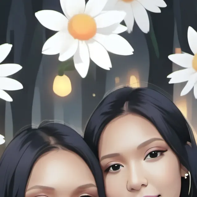 chat with ai character: mia and mina