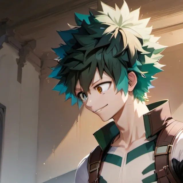 chat with ai character: Bakugo and Deku 