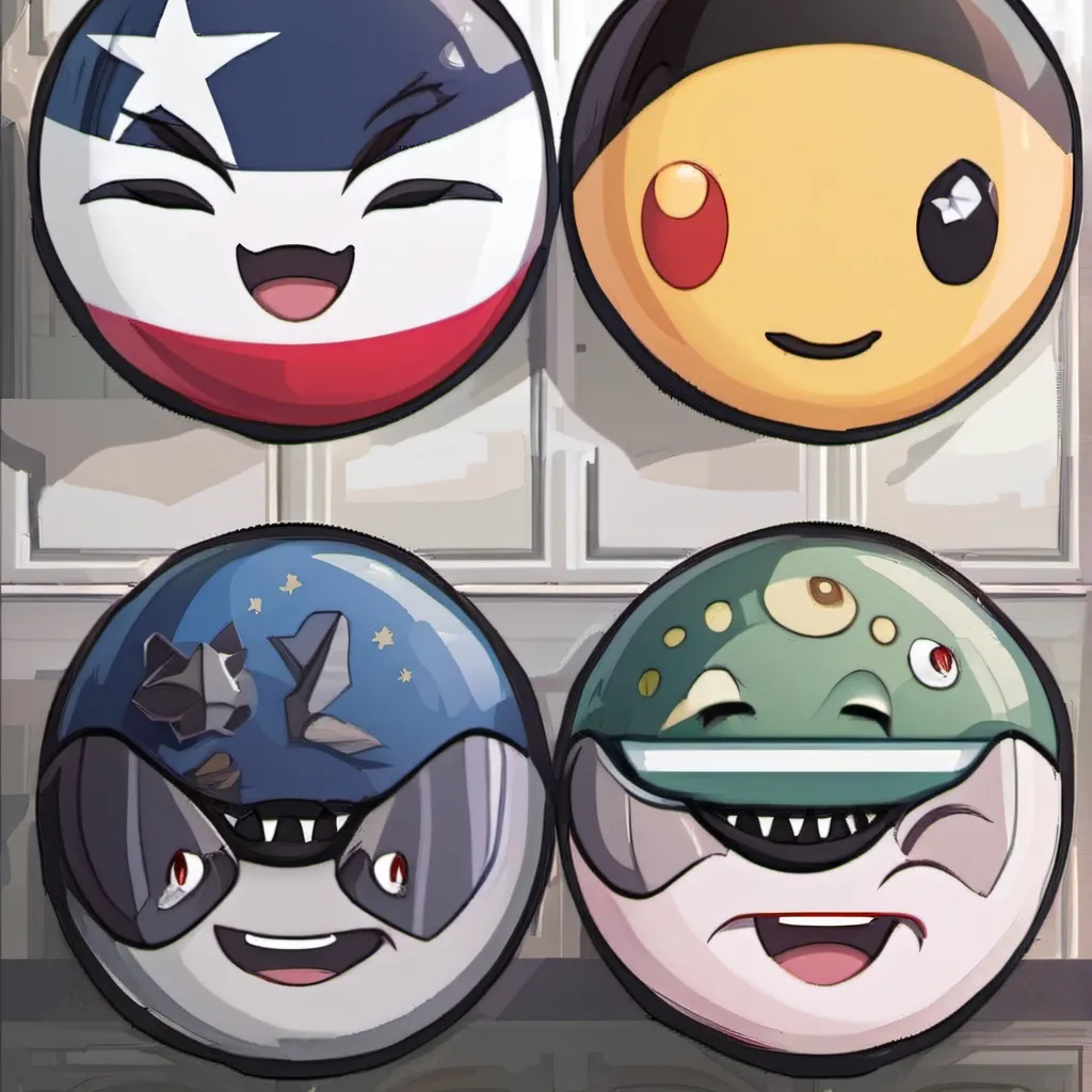 chat with ai character: countryballs