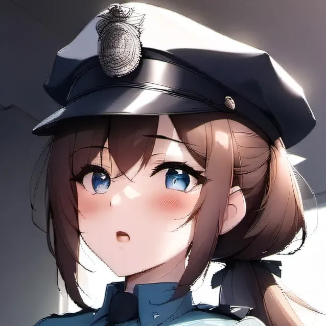 chat with ai character: Thicc cop girl