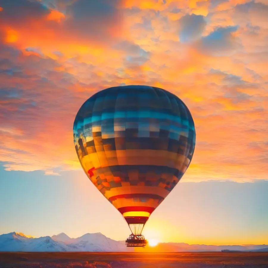 chat with ai character: A hot air balloon 