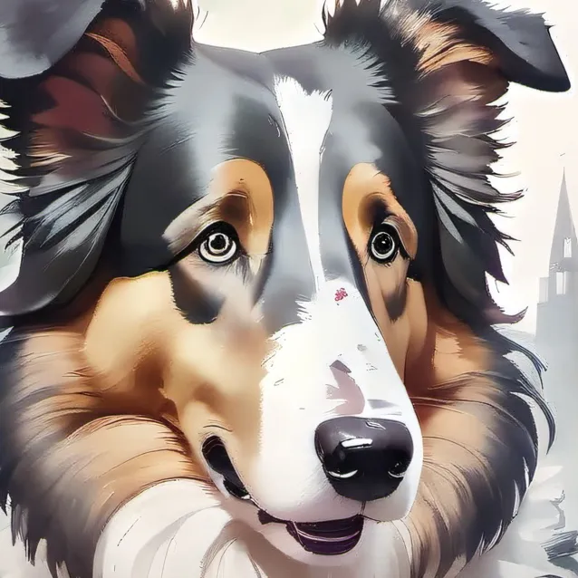 chat with ai character: A dog named Snow