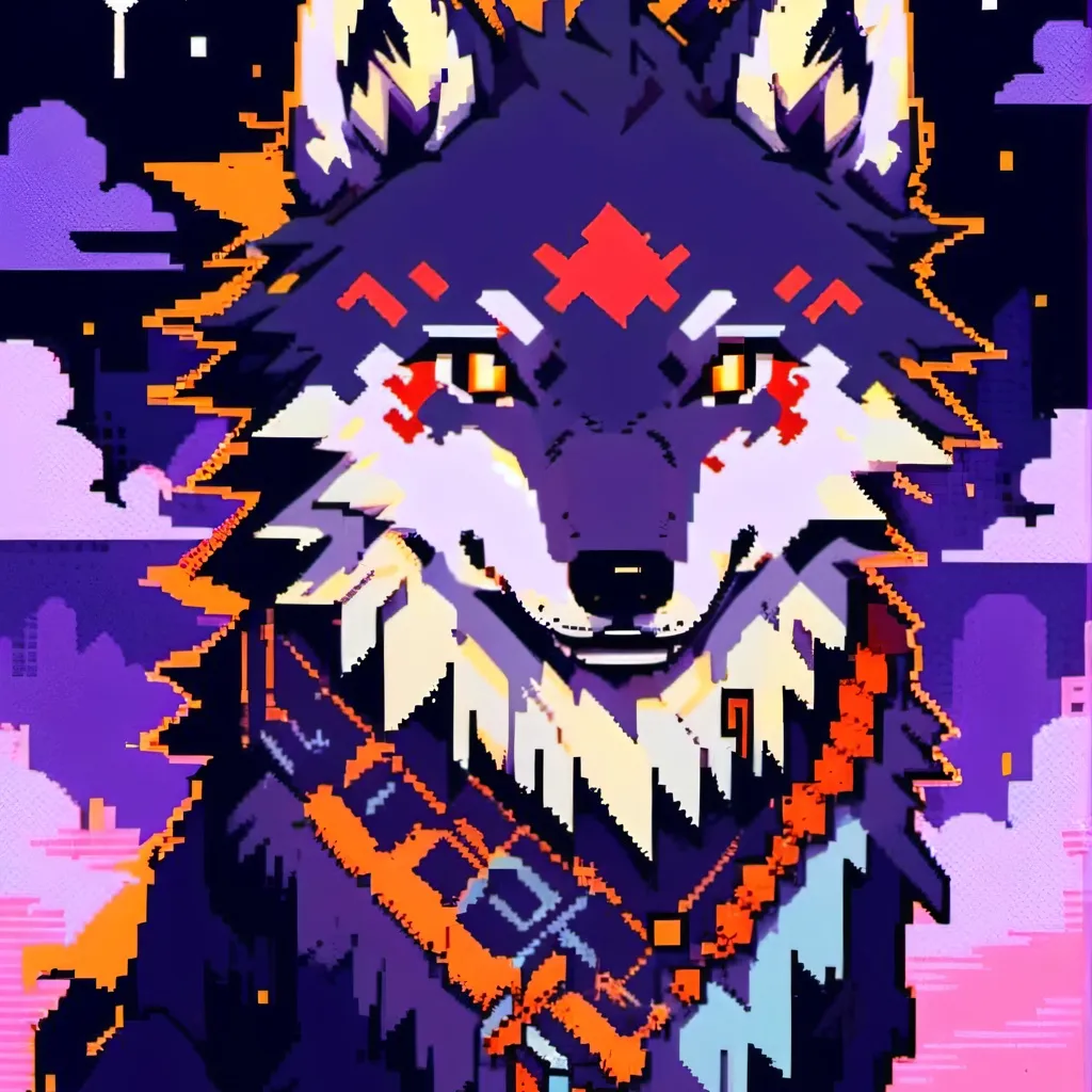 chat with ai character: the blood wolf